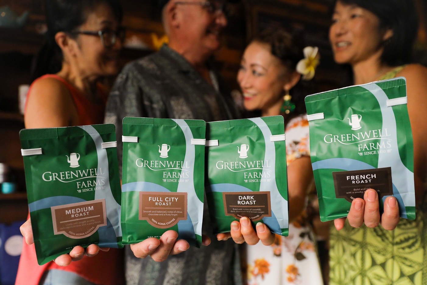 The new Greenwell Farms coffee bag