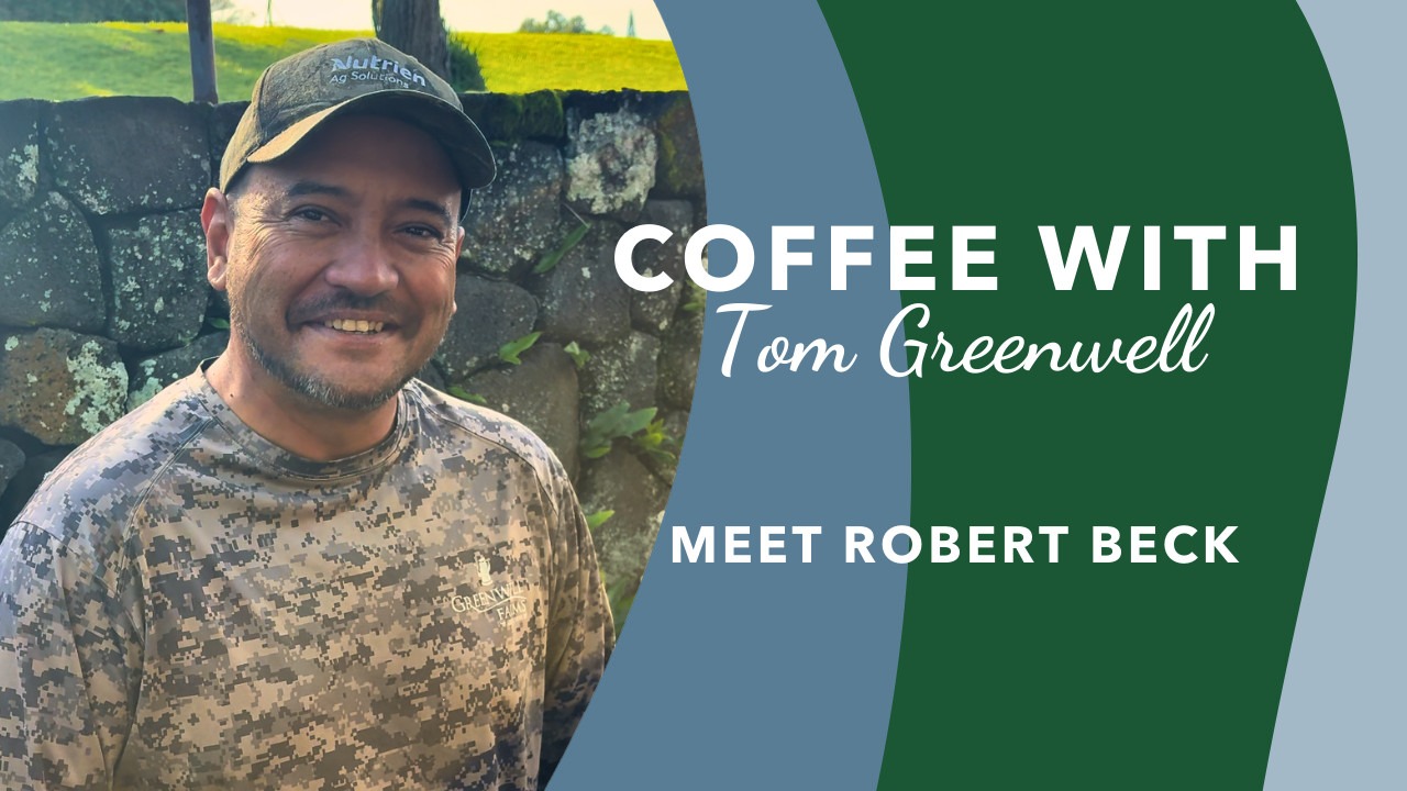 Greenwell's Farm Manager, Robert Beck